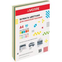 Бумага цветная для офисной техники "deVENTE.MIX" А4  100 л., 80 гр., ассорти (10 цв), 2072258